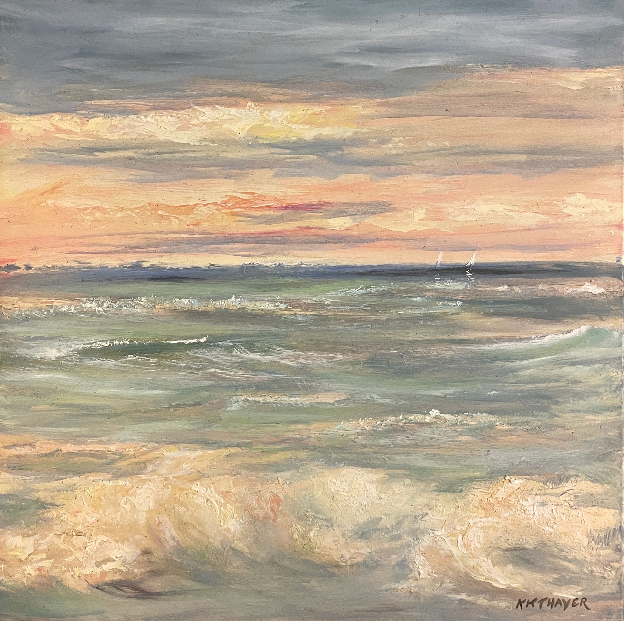 Sailboats at Dusk